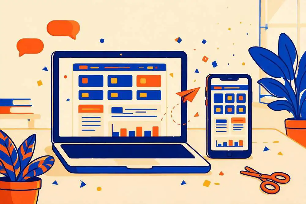 Laptop e smartphone che mostrano il nuovo sito di Proetix Energia
